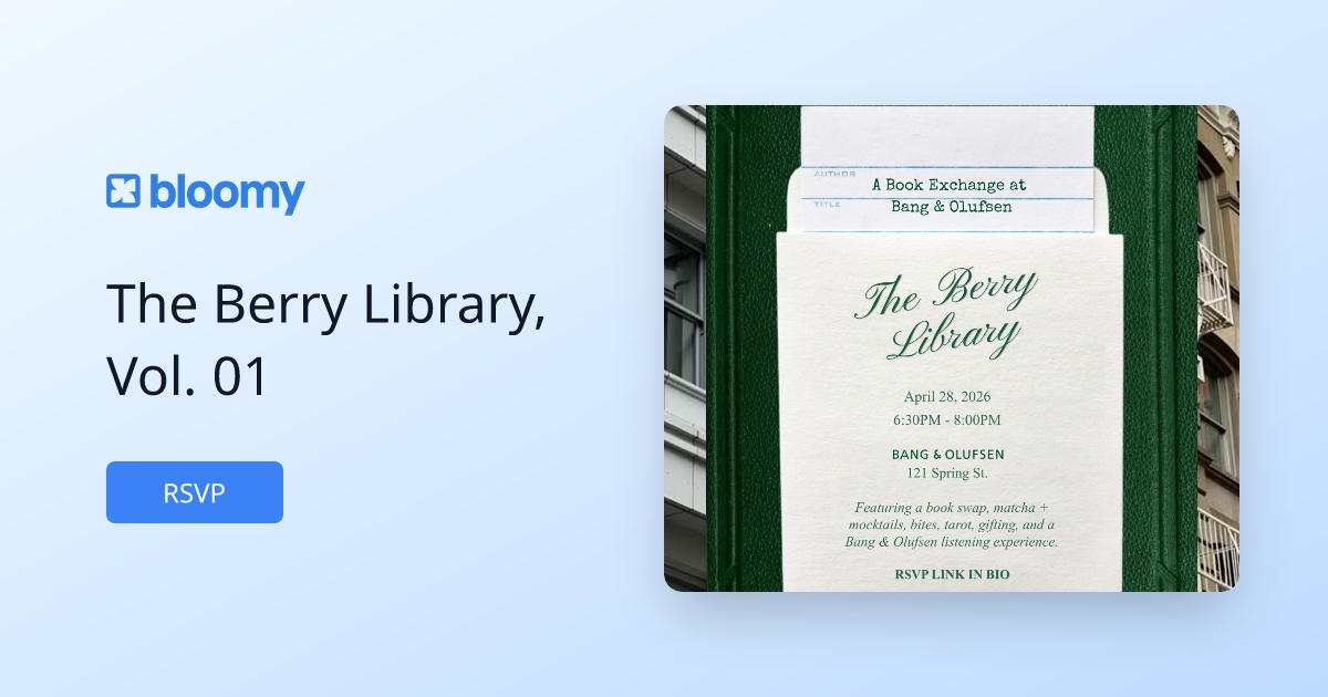 The Berry Library, Vol. 01 - Tuesday, April 28